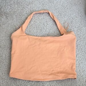Abercrombie & Fitch Apricot Halter Crop Top